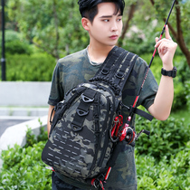 Luya Bag Multifunction Single Double Shoulder Dual-use Small Backpack Special Waterproof Men Tactical Single Shoulder Diagonal Satchel Chest Bag