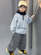 Boys' Fleece-Lined Jacket Autumn/Winter 2025 New Thick Cotton Coat Children's Winter Jacket Trendy Street Style
