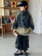 Boys' Spring and Autumn Denim Jacket 2025 New Style, Hooded Sweatshirt for Older Children, Children's Casual Top, Trendy
