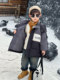 Boys' down Jacket Winter Thickened 2025 New Style Boys' Baby Winter Clothing Fashionable Children's White Duck down Warm Coat