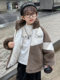 Boys' Winter Clothing, Fleece-Lined and Thickened Mink Fur Sweater, 2025 New Stylish Jacket, Children's Winter Clothing, Warm Cotton Coat
