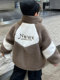 Boys' Winter Clothing, Fleece-Lined and Thickened Mink Fur Sweater, 2025 New Stylish Jacket, Children's Winter Clothing, Warm Cotton Coat