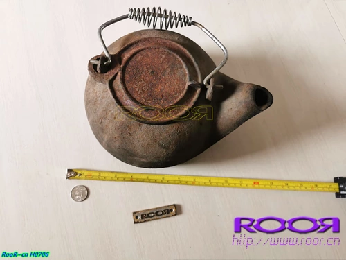 Европейский оригинал 5 кг крупный железный горшок с железным чайником Ультра -высокая способность оригинальная поддержка плиты