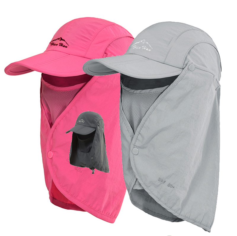 Outdoor Cap Fishing Speed Dry Cap Sunscreen 360 Sunshade hiking riding sunscreen hat Jungle hat Men and women sunbeds