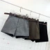 Wooten quần short nữ 2018 mùa thu mới phiên bản Hàn Quốc của quần ống rộng đế cao hoang dã quần ống rộng chân rộng một từ quần short thủy triều