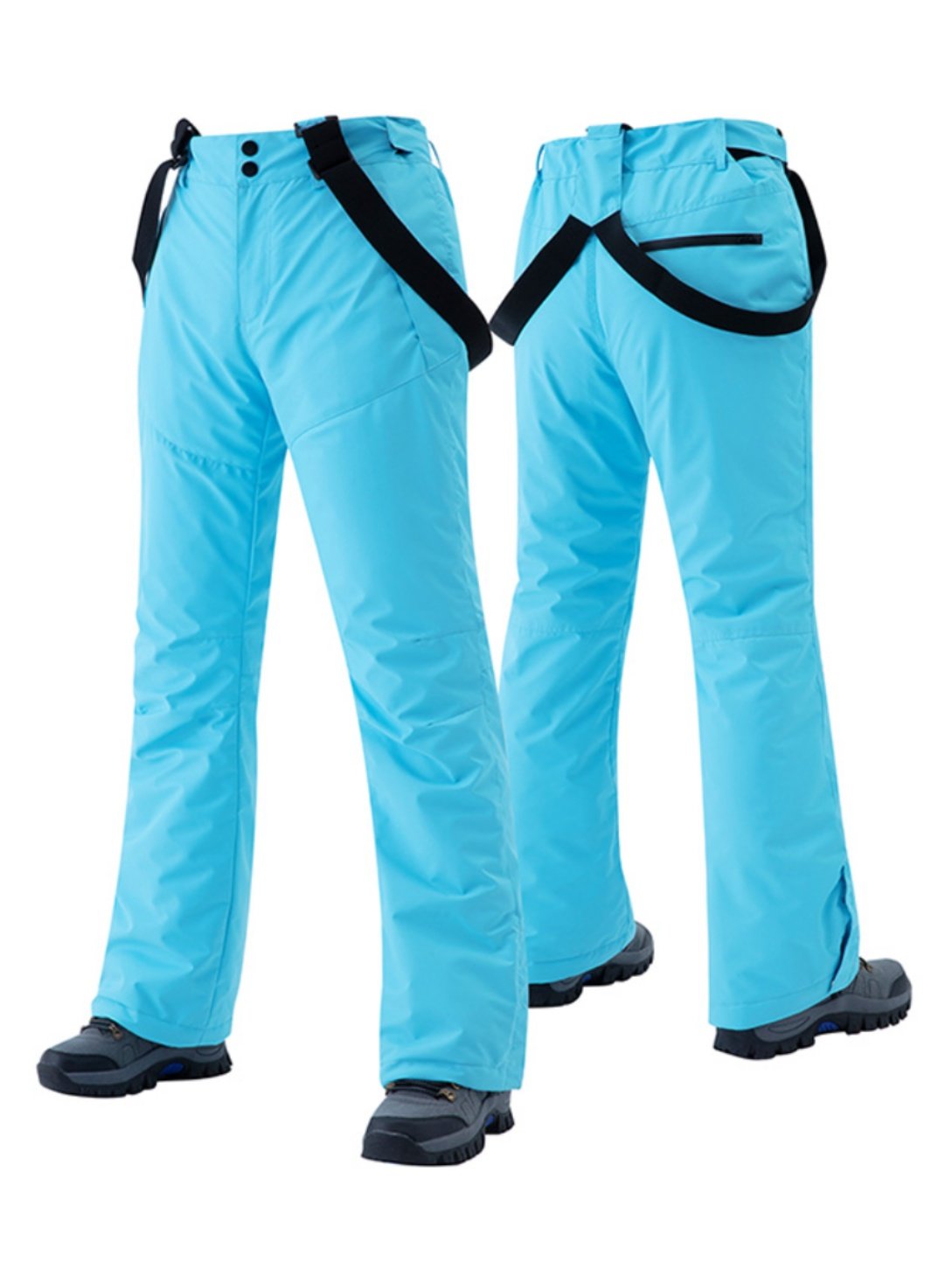 Ski Pants Slim Fit Single and Double Board Unisex Snow Bib Pants Windproof Warm Snow Pants Slim Korean Ski Pants