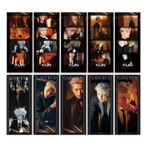 Xiao Zhan Wang Yibo peripheral paper bookmarks double-sided 5 Cai Xu Kun collection card gift girl 2021