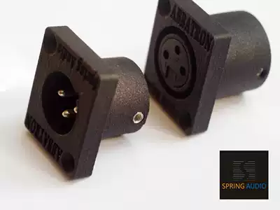 United States ABBATRON three core balance XLR cannon signal seat beryllium copper silver plated male seat