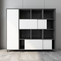 Guangzhou office furniture file cabinet Wooden floor background cabinet Decorative cabinet Information cabinet baffle cabinet Office cabinet