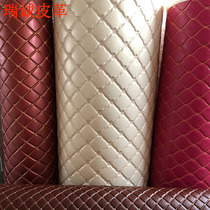 European-style embroidery embroidery sponge soft bag leather fabric Kang perimeter sliding door background wall bedside backrest anti-theft door pu leather
