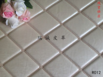 Embroidery soft bag Leather fabric bag Security door Kang Wei Zi Hotel headboard renovation background wall moving door waist line material