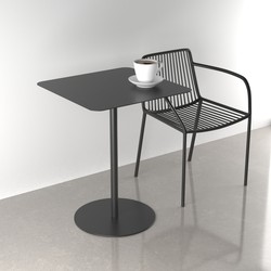 Designer Coffee Table, Small Table for Cafe, Side Table for Milk Tea Shop, Outdoor Small Round Table, Nordic Dessert Shop Wrought Iron Side Table