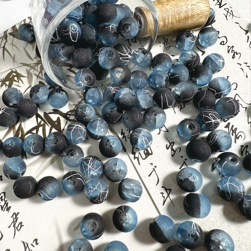 Стеклянная матовая луна, матовые бусины, браслет из бисера ручной работы, аксессуар с аксессуарами, «сделай сам»