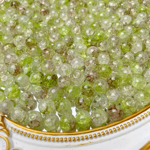 Бусины, браслет из бисера, стеклянный аксессуар из белого нефрита, 10mm