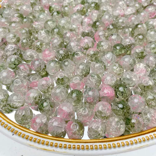 Бусины, браслет из бисера, стеклянный аксессуар из белого нефрита, 10mm