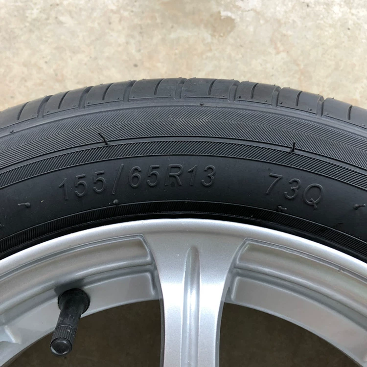 Chaoyang 155 / 65R13 lốp xe điện hợp kim nhôm bánh xe 13 inch vành bánh xe bốn bánh dự phòng