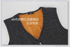 теплая пижама ab内衣正品超厚热能色拉姆红外绒保暖加绒加厚男士中老年马甲t870