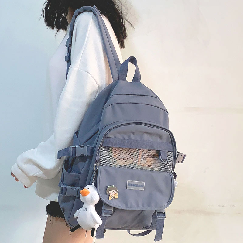 Bookbag Woman Han Edition of Han Suu Ulzzang High School Japanese girl heart middle school student large capacity double shoulder bag female in wind
