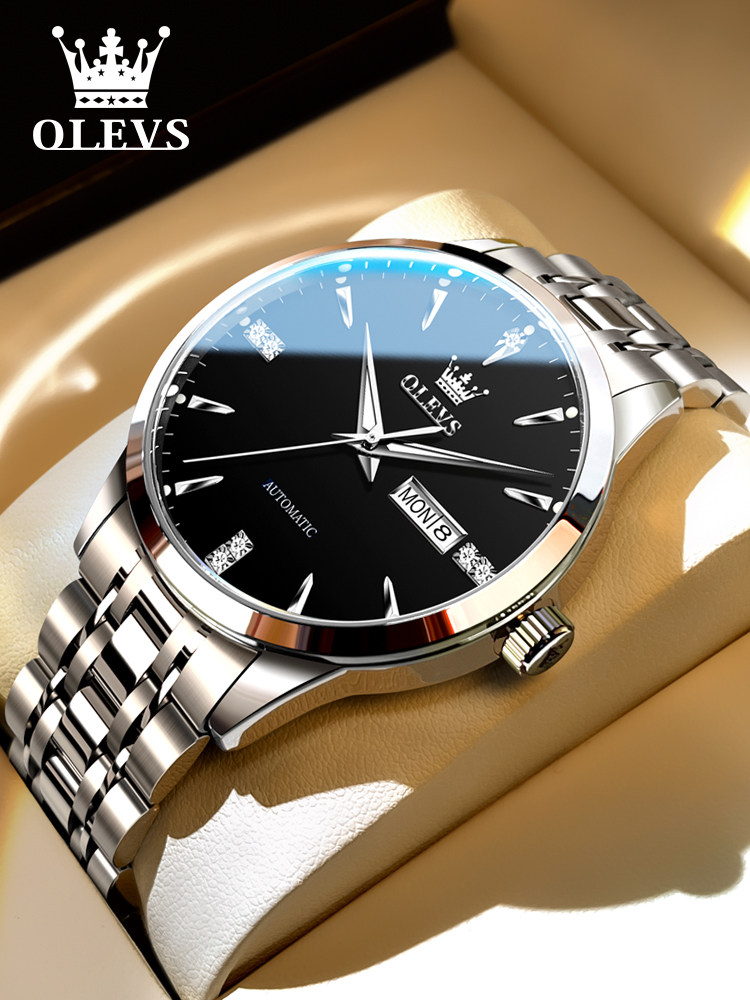 Swiss Business Men's Watch 2026 New Fashion Luminous Waterproof Mechanical Watch Genuine Official official store