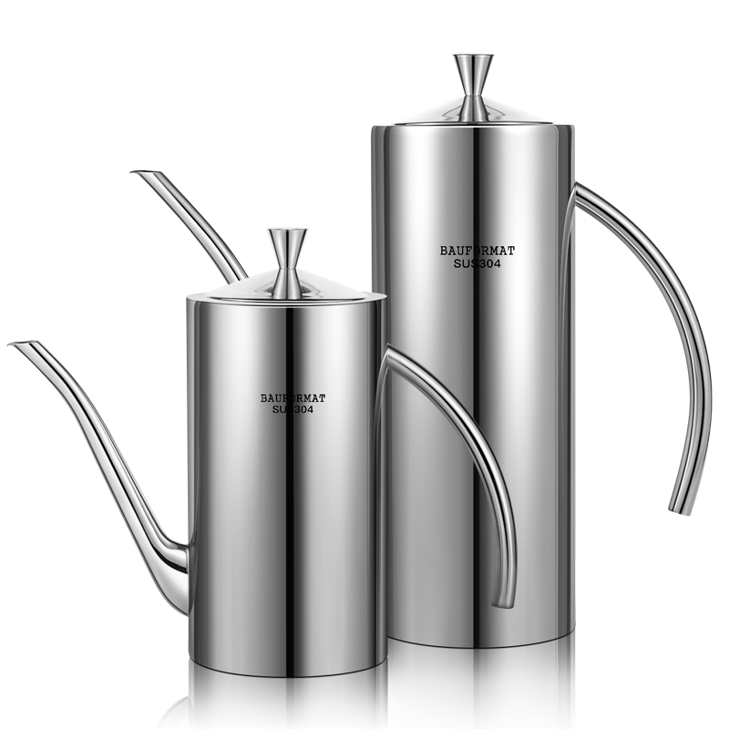German Bauformat 304 Stainless Steel Jug Kitchen Filled With Oil Bottles Leak Proof Household Oil Tank Large Storage Tank