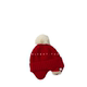 Christmas big fur ball children's hat winter men and women thickened warm baby baby windproof plus velvet newborn ear protection hat