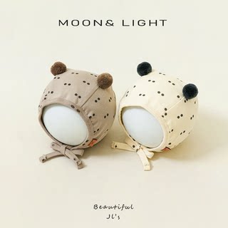 Infant and Toddler Hats for Spring and Autumn, Polka Dot Double Ball Sun Protection Thin Newborn Hats, Unisex Baby Hats for Young Children