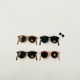 Simple children's sunglasses, foldable sunglasses for boys and girls, summer anti-UV sunscreen glasses, baby sun visors