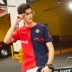 Áo thun nam KELME Calme màu thủy triều 2019 hè thoáng khí mới in bình thường khâu học sinh nam tay ngắn - Áo phông thể thao áo thun thể thao adidas Áo phông thể thao