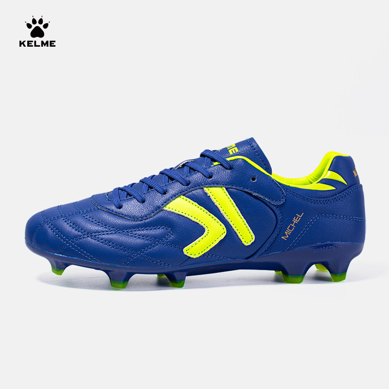 KELME Karmei Football Shoes Men FG Long Nails Adults Anti-Slip Teenagers Bull Leather Professional Competition Training Frisbee-Taobao