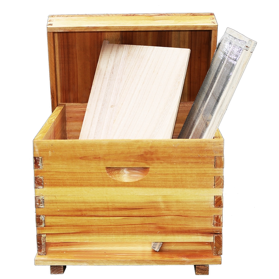 Bee cooking wax standard ten boxes in bee hive full fir bee hive dipped in wax high box Italian bee hive full set of beekeeping tools