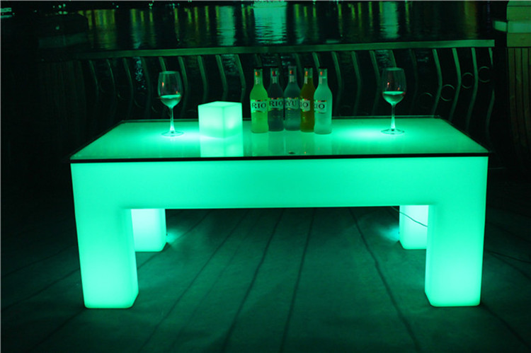 LED chiếu sáng đồ nội thất KTV hộp đêm thanh phân hoạt động bàn ghế đám cưới ngoài trời không thấm nước cocktail bên - Giải trí / Bar / KTV ghế quầy bar có lưng tựa