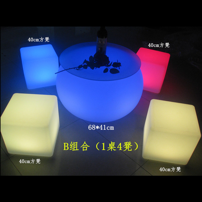 LED thanh ánh sáng bảng đầy màu sắc điều khiển từ xa ánh sáng ngoài trời đồ nội thất phân thanh triển lãm đám cưới ghế đám cưới - Giải trí / Bar / KTV