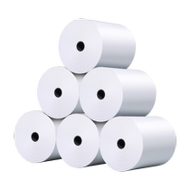 Deli thermal printing paper 57×50 thermal paper 58mm whole box small ticket paper cash register printing paper thermal 57×30 80×80 80×60 Meituan hungry takeaway cashier paper