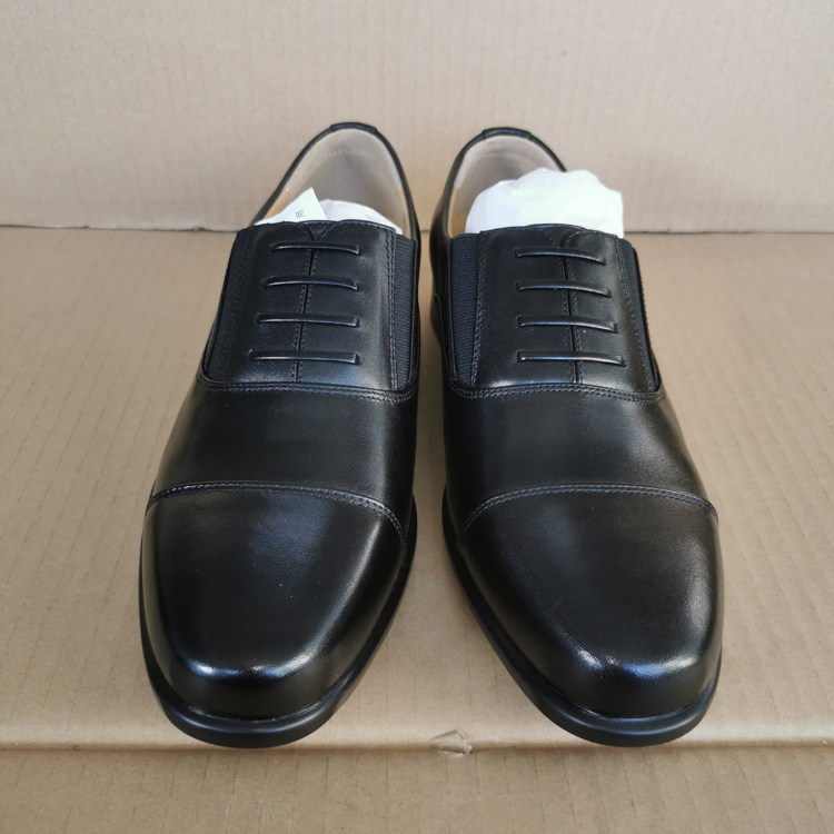 Yihua 3514 inventory B three - connector shoes male assembly style real bull leather shoes defect interface processing