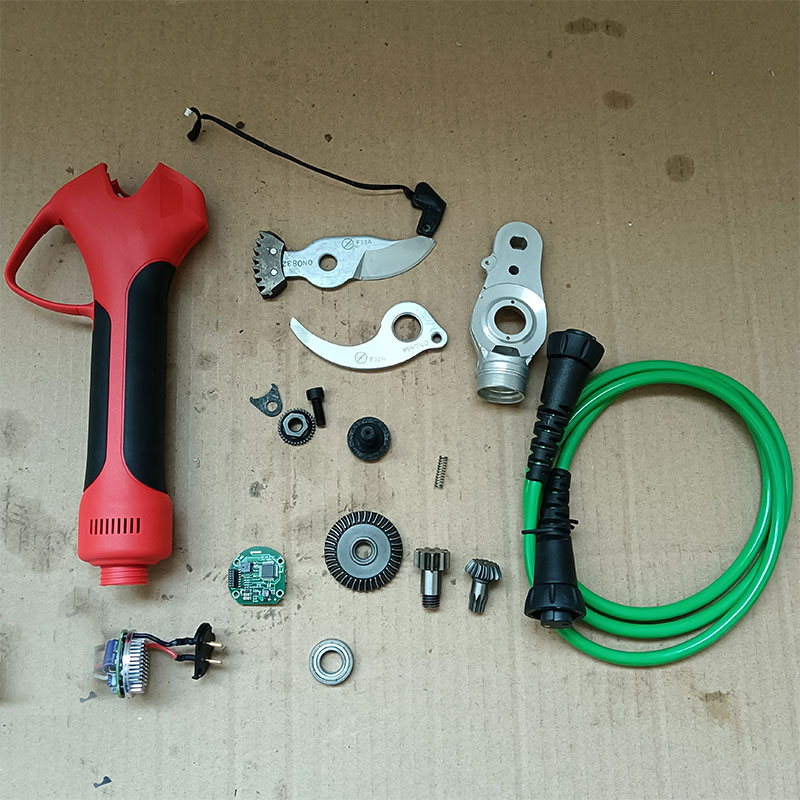 Xingli F35 electric scissors accessories pruning scissors head rose blade gear strong stand electric scissors repair parts