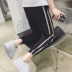 Mùa thu quần rắn màu thể thao quần nam cộng với phân bón XL nữ công sở Adidas quần ống rộng thẳng quần jogger nam Quần Jogger