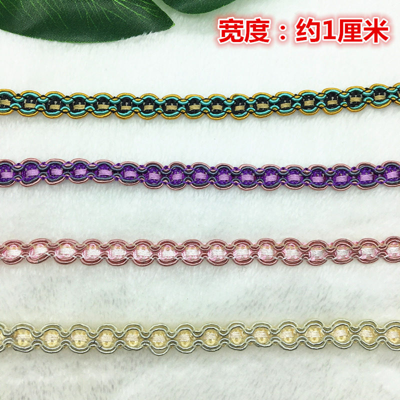 Curtain lace decorative accessories small side European style sofa pillow curtain decorative edge centipede edge