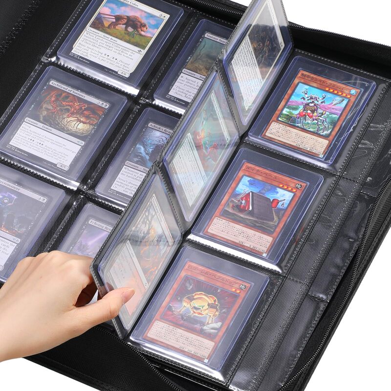 9-Grid Card Holder Card Album 35Pt Yu-Gi-Oh! Pokémon Star Card Magic: the Gathering One Piece Hard Card Sleeve Storage Album