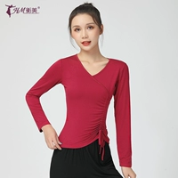 Бордовый лонгслив