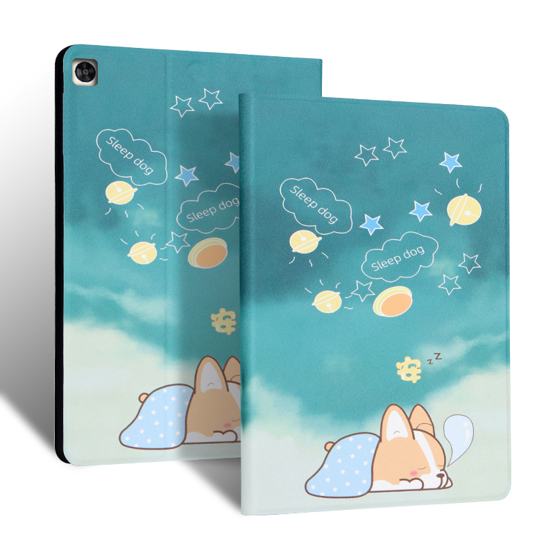 Suitable for Samsung T500 Protective Case Galaxy Tab A7Lite Anti-Drop Sm-T225 Full Coverage Cartoon T220 Tablet T505C Computer N New 8.7-Inch 10.4 Silicone Samsung