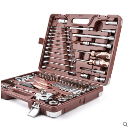 Force Arrow Sleeve Wrench Suit Petrol Repair Car Repair On-board Car Five Gold Tool Box Ratchet Wrench Set Sleeve