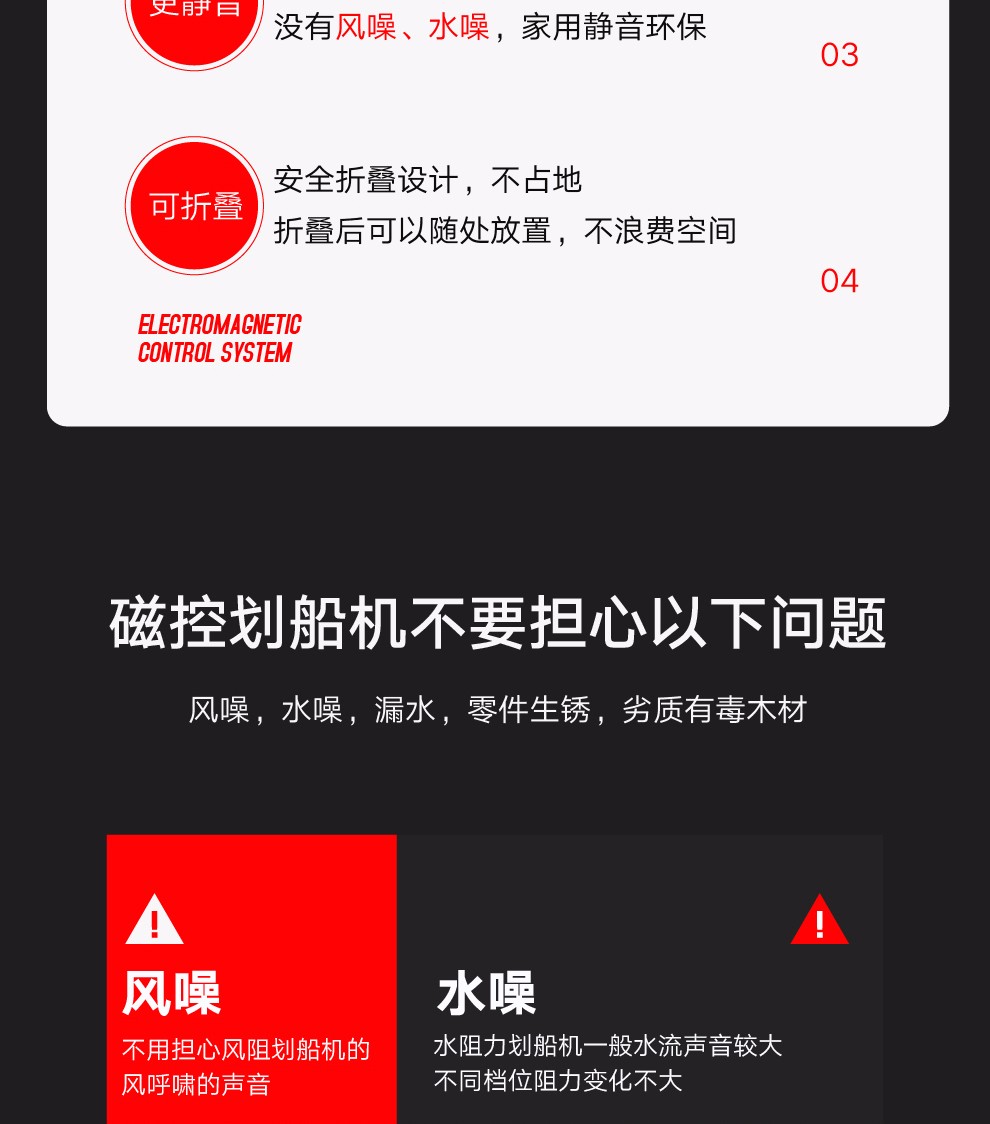 健身房入驻品牌 昌隆 可折叠磁控划船机 锻炼全身80%肌肉 图10