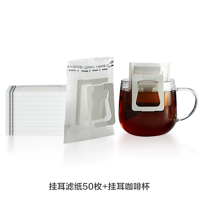 Giấy lọc cà phê treo giấy lọc tai Nhật Bản nhập khẩu rửa tay cà phê nhỏ giọt lọc lọc túi lọc - Cà phê