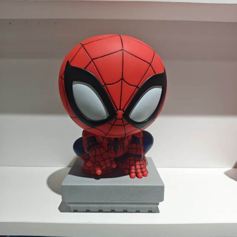 Spider-Man Figurine Ornament. Spider-Man Piggy Bank Figurine Ornament Peripheral Birthday Gift