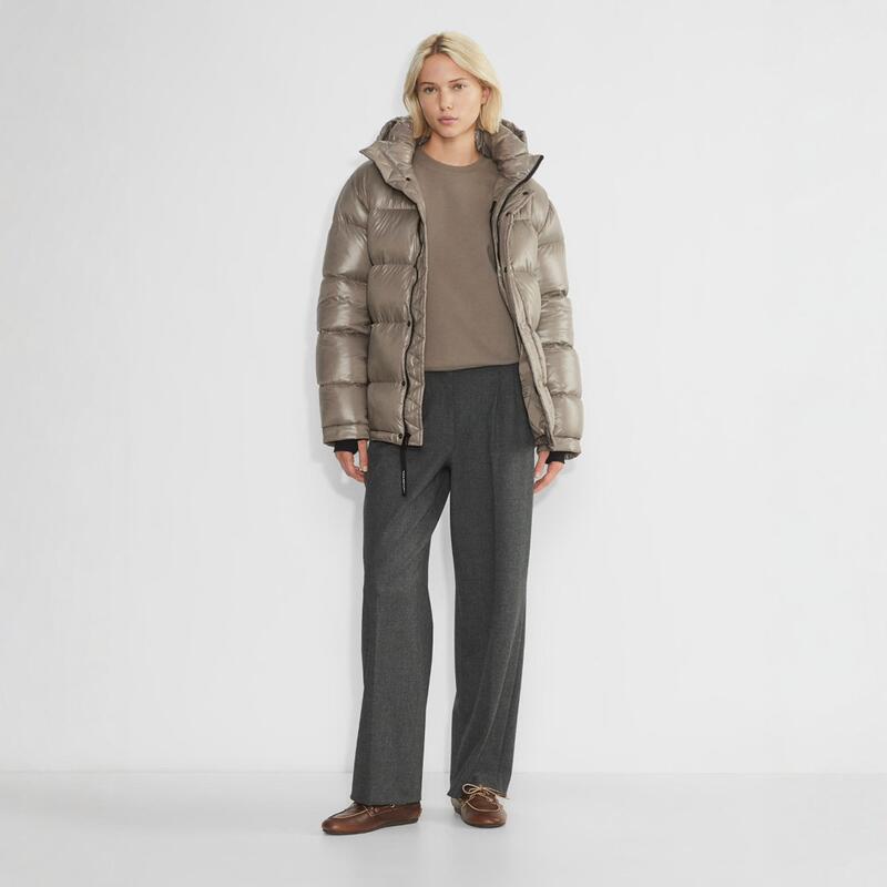 A Brand 126361 Super Puff Five-Compartment Winter Glossy down Jacket Trendy Style Bread Coat Direct Mail from Mai's Purchasing Agent