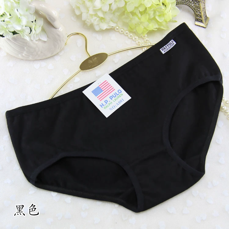 Quần lót nữ cotton mid-eo cotton vải tam giác nữ sinh đồ lót thô hơn tuần thoải mái