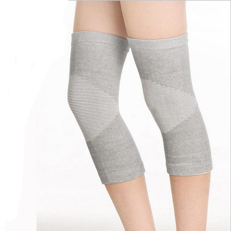Knee pads warm old cold legs cold men and women old people joint non-slip bamboo charcoal knee pads thick in autumn and winter