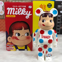 bearbrick Violent bear Building block Bear Cow girl Lucky Cat trend doll doll hand-made model ornaments