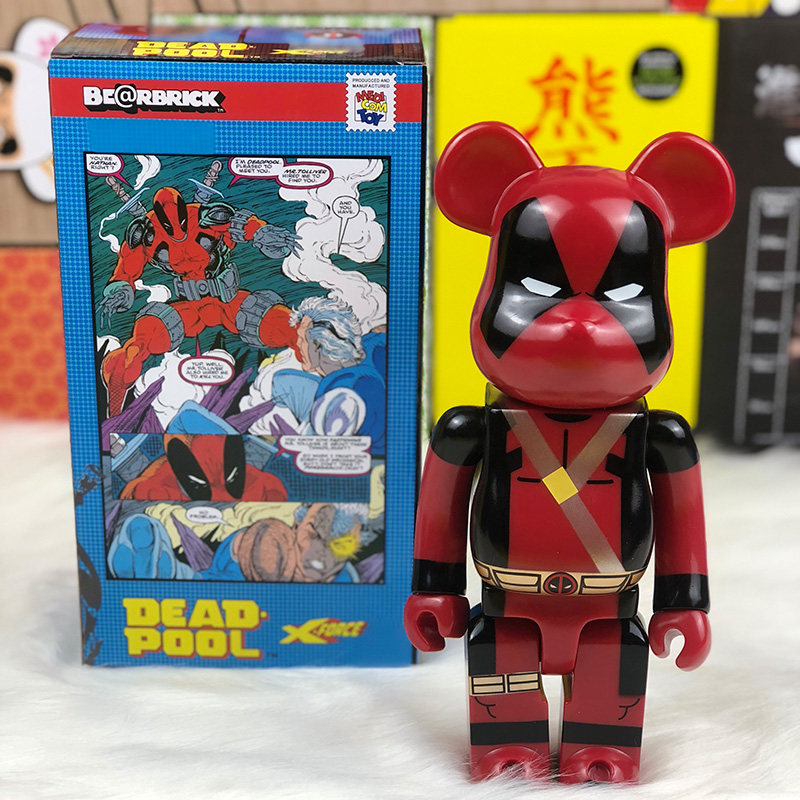 bearbrick violent bear building blocks bear deadpool trend doll doll model model ornaments 400%
