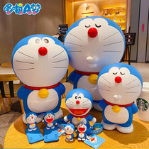 Genuine cartoon Doraemon large-capacity anti-drop piggy bank Dingle cat childrens piggy bank gift doll ornaments